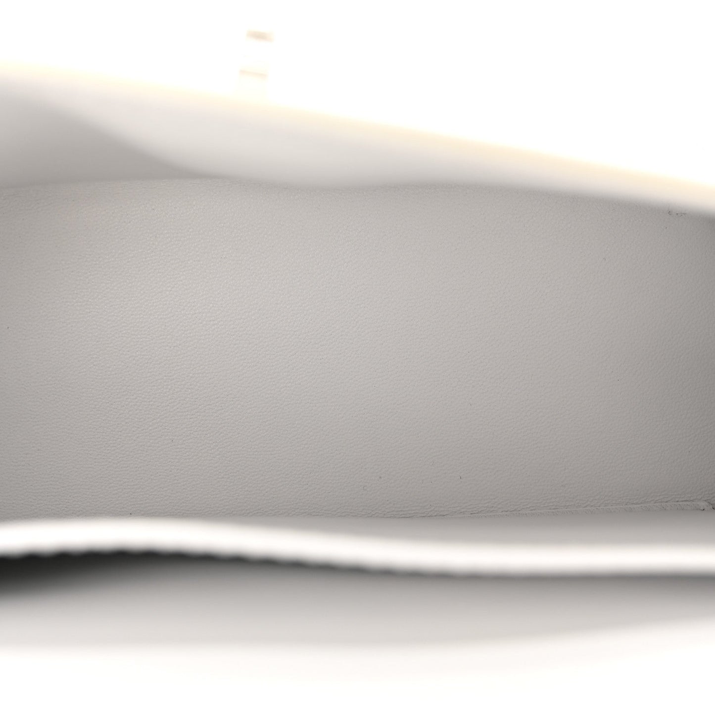 Brushed Calfskin Mini Geometric Prisma Shoulder Bag Optic White