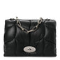 Nappa Pillow Quilted Little Softie Bag Black