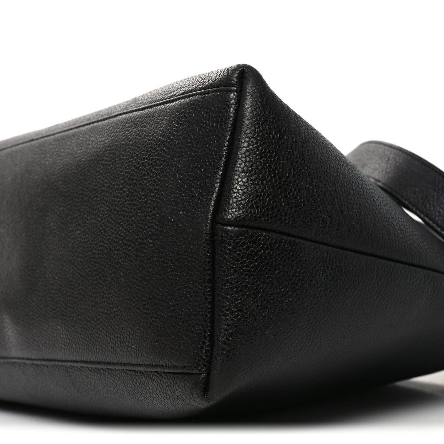 Caviar Large CC Shoulder Bag Black