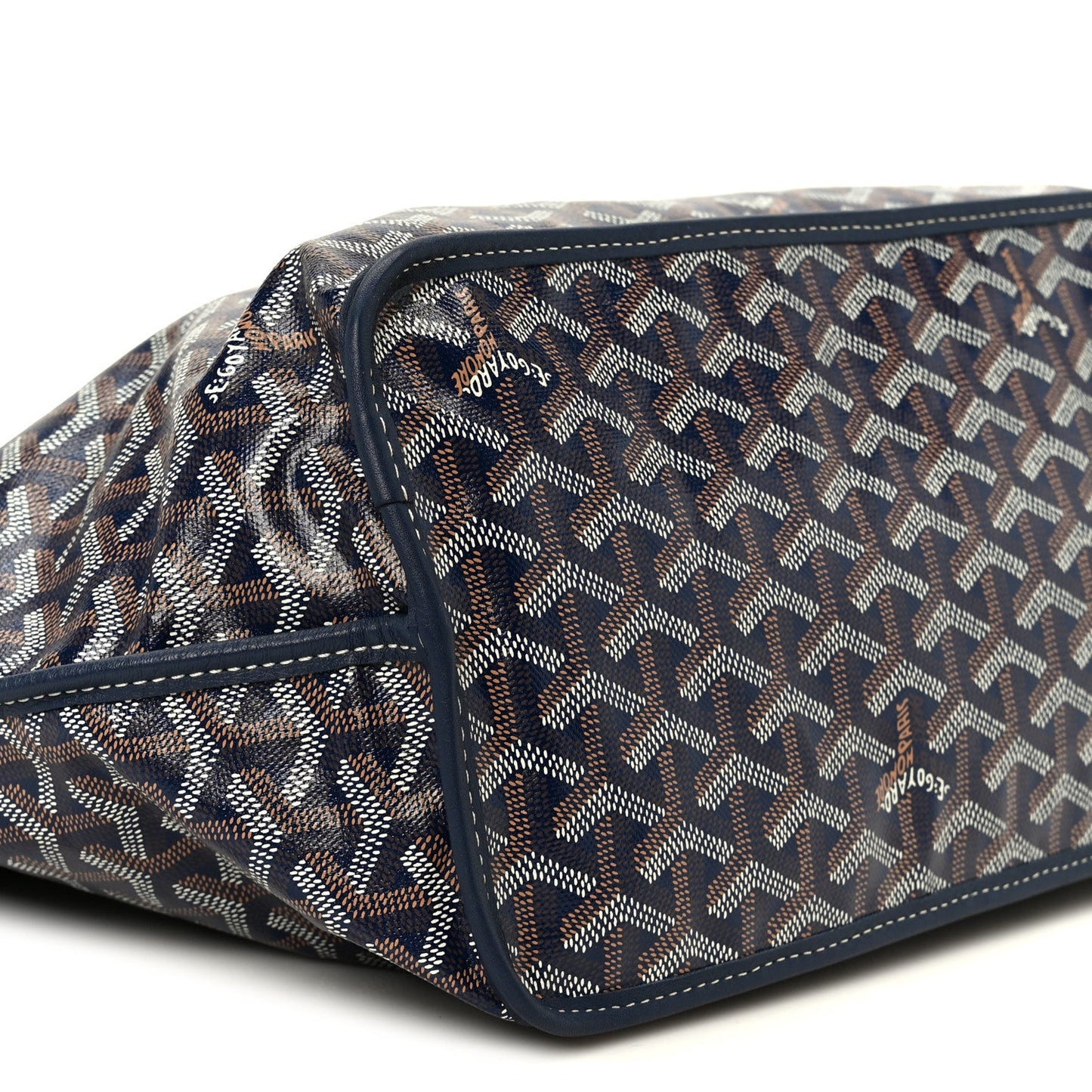 Goyardine Reversible Anjou PM Navy