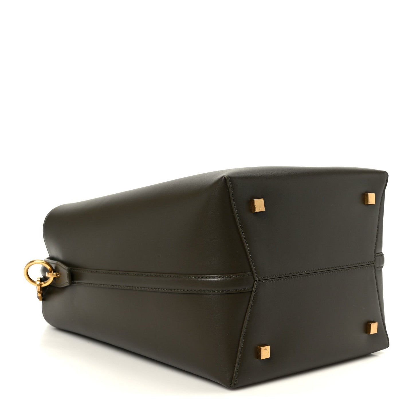 Shiny Calfskin Le 37 Bucket Bag Arabica