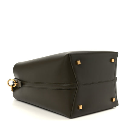 Shiny Calfskin Le 37 Bucket Bag Arabica