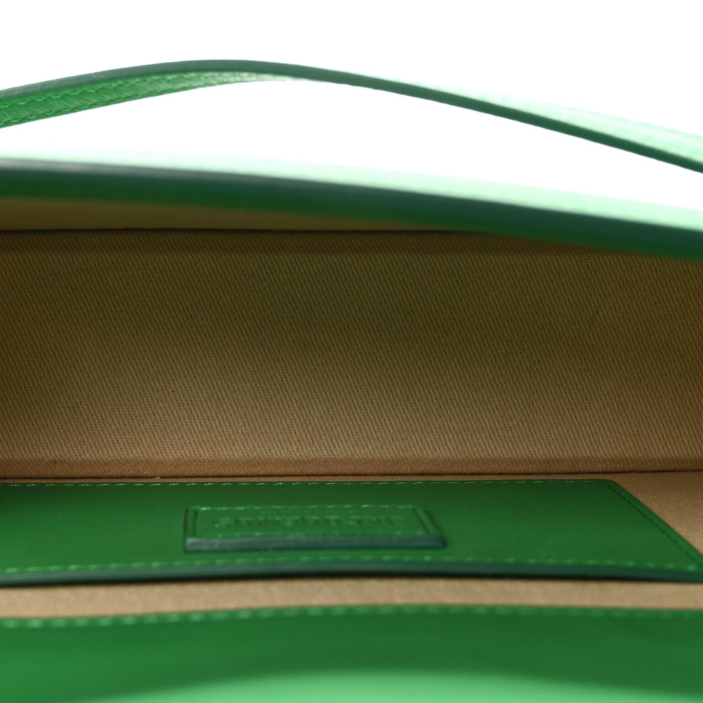 Smooth Calfskin Le Bambino Long Green