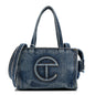 Denim Small Shopping Bag Blue