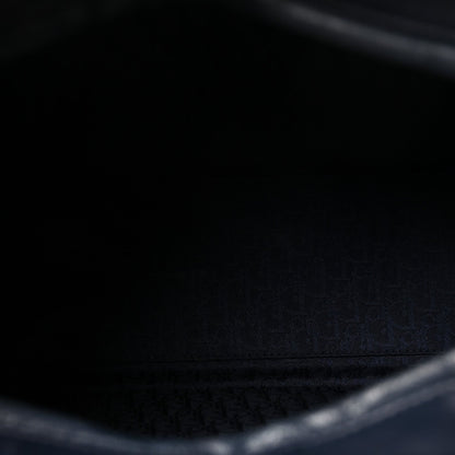 Lambskin Cannage Large Lady Dior Navy Blue