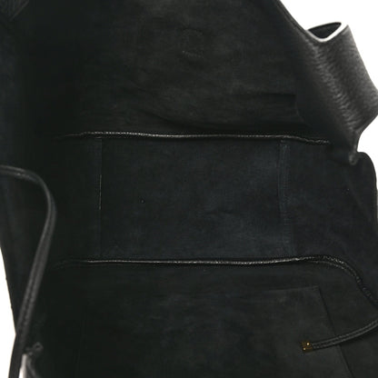 Grained Deerskin Bea Tote Black