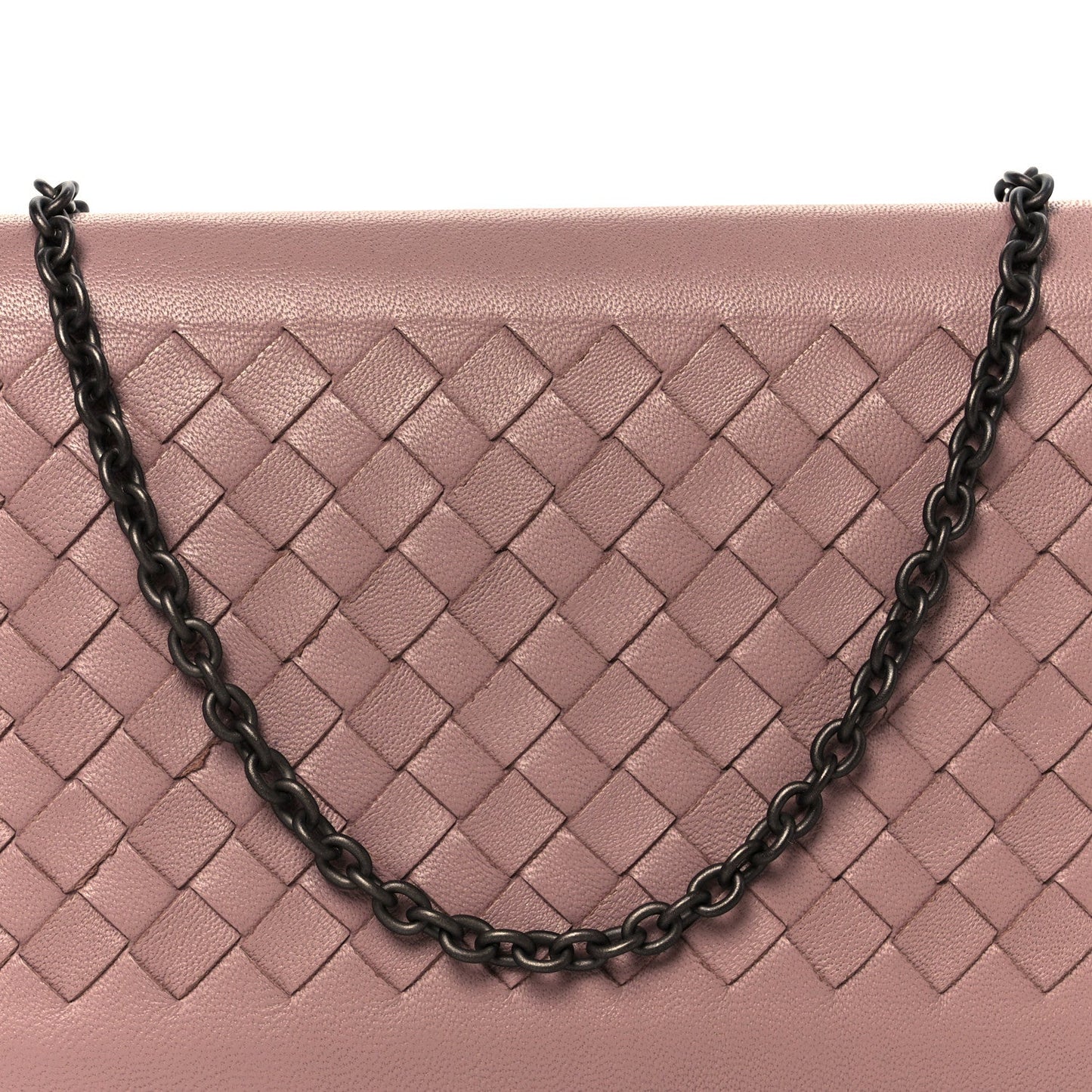 Nappa Intrecciato Continental Wallet on Chain Violet