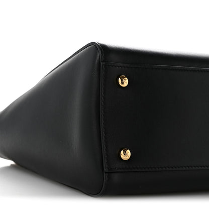 Calfskin Archetype Small Shopping Tote Black