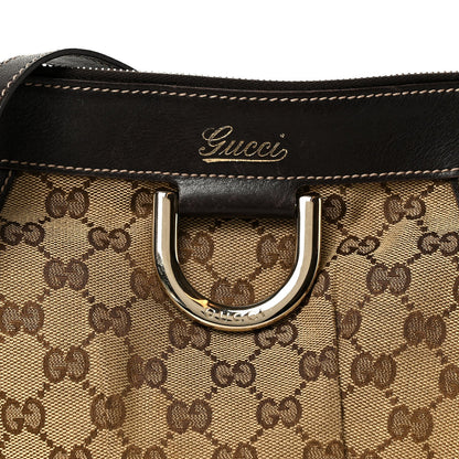 Monogram Small D Gold Ring Messenger Dark Brown