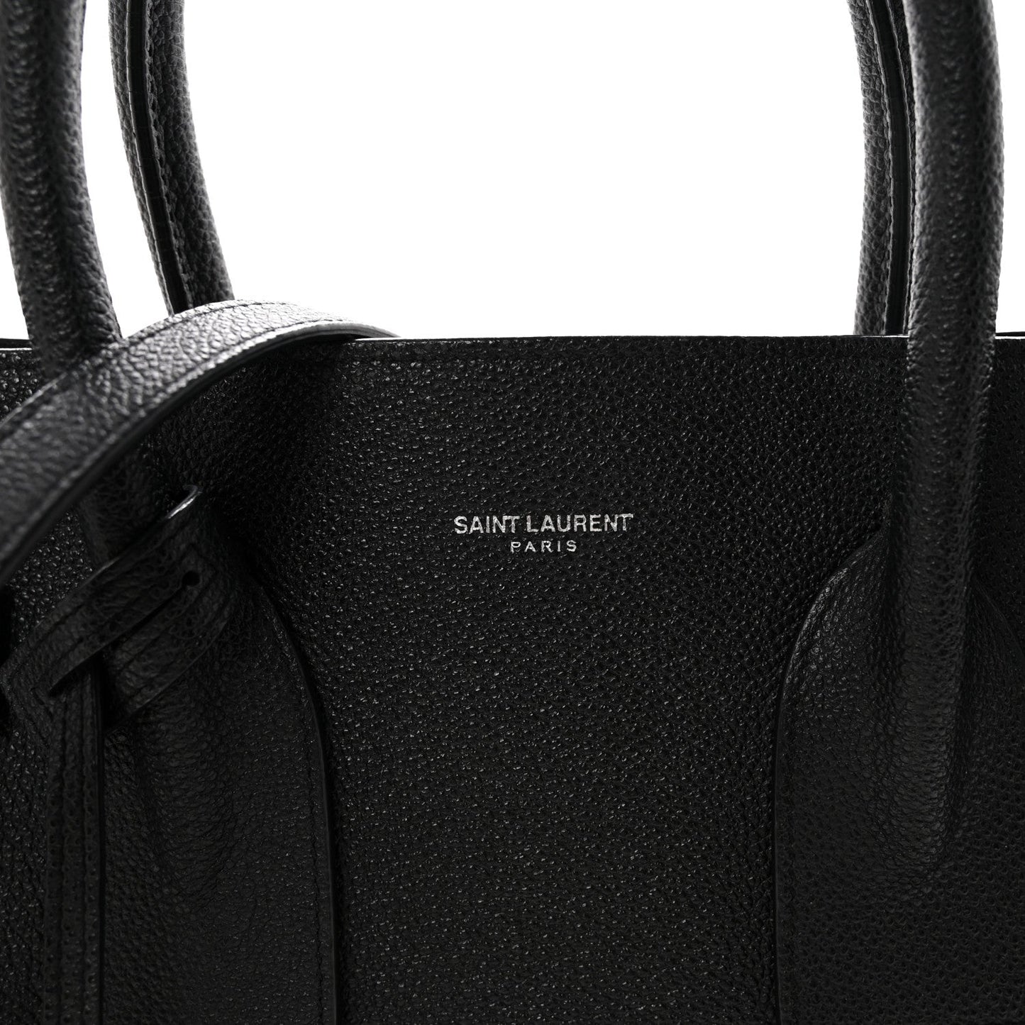 Grained Calfskin Small Sac De Jour Black