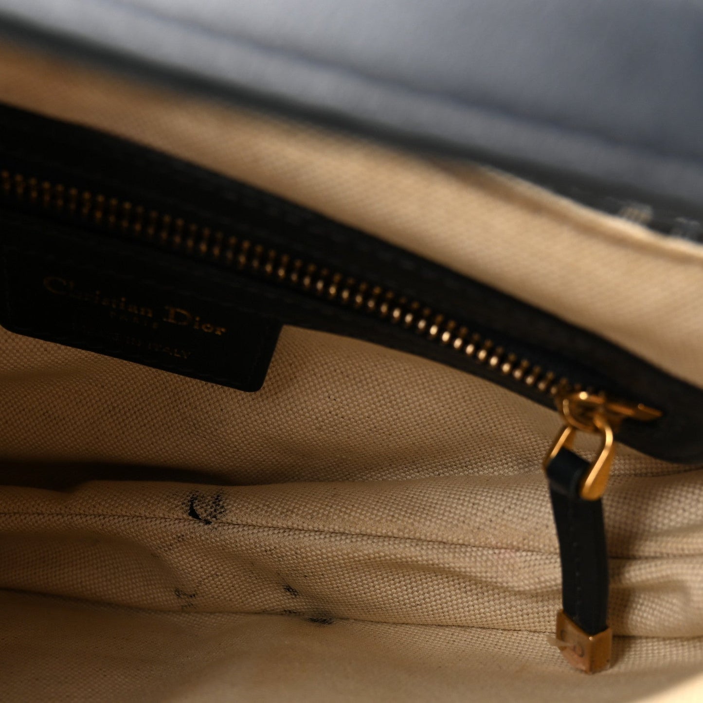 Oblique Saddle Bag Blue