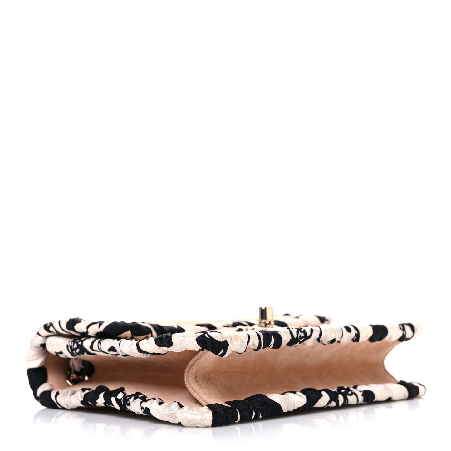 Suede Calfskin Braided Mini My Own Frame Flap Beige