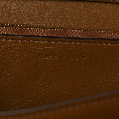 Box Calfskin Medium Classic Box Flap Bag Camel
