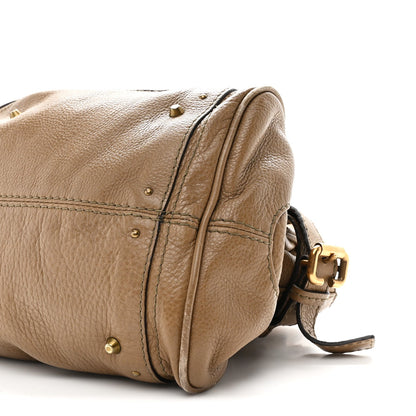 Calfskin Medium Paddington Capsule Satchel Elephant