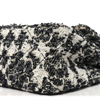 Tweed Camellia Quilted 2.55 Reissue 226 Flap Ecru