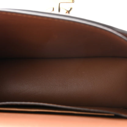 Canvas Calfskin Mini TB Bag Natural Malt Brown