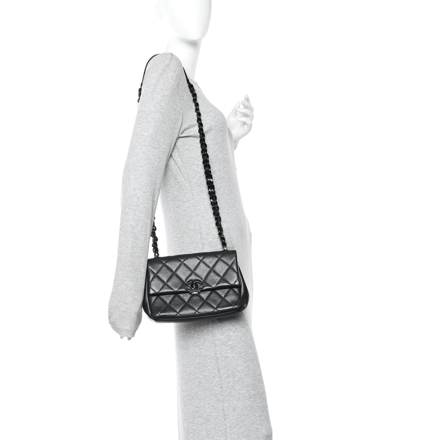 Caviar Quilted My Everything Flap Black