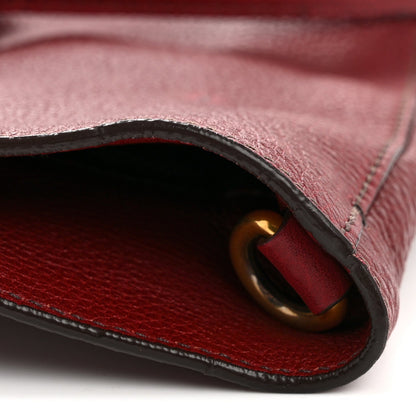 Vitello Daino Shopping Tote Amaranto