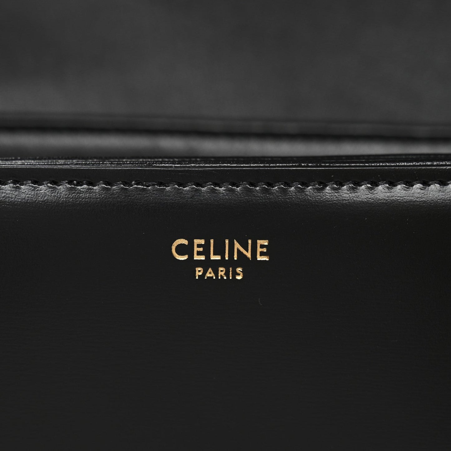 Shiny Calfskin Teen Triomphe Black