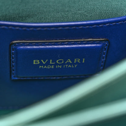 Calfskin Serpenti Forever Top Handle Blue