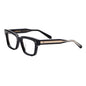 Valentino Eyeglasses Square Full Rim, Crystal Brown Swirl Frame and Clear Demo Lens Lens VLX-121B