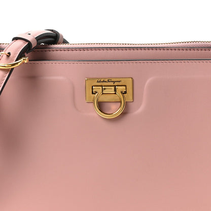 Calfskin Trifolio Crossbody Bag Antique Rose