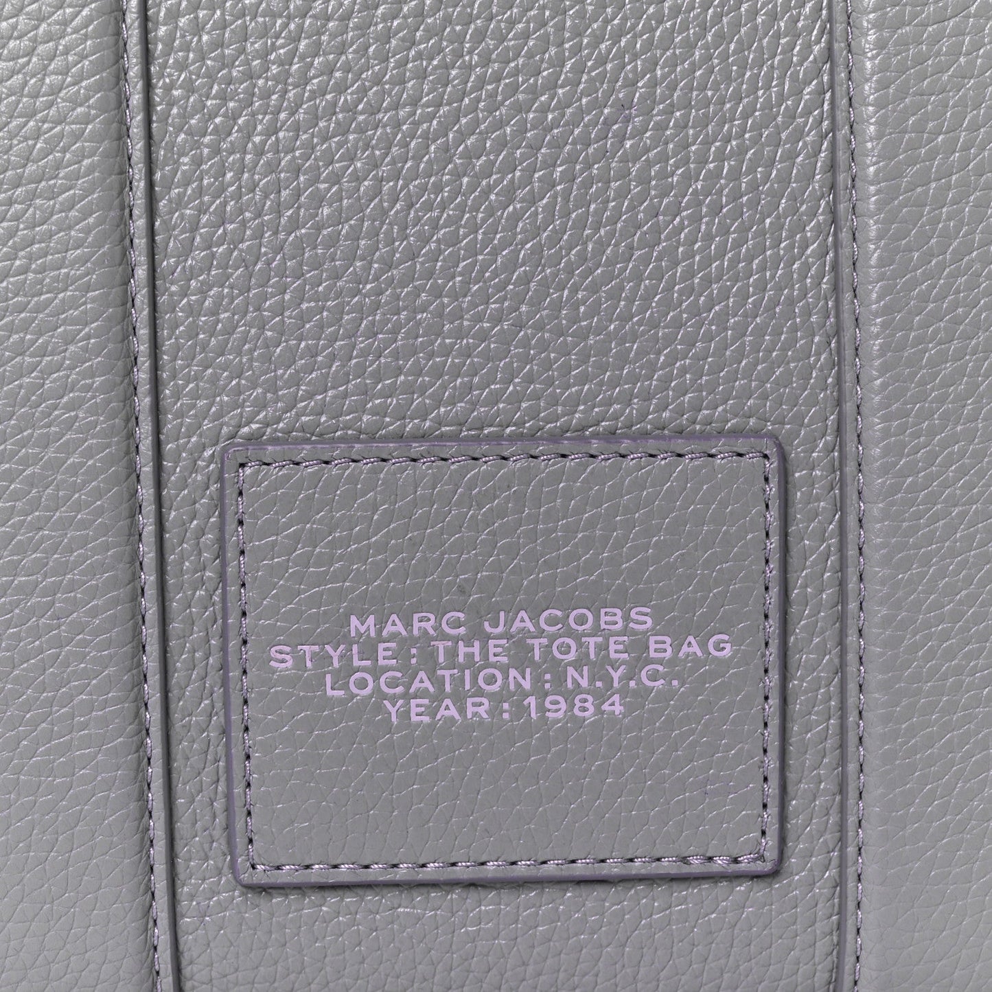 Grained Calfskin Small The Tote Bag Lavender
