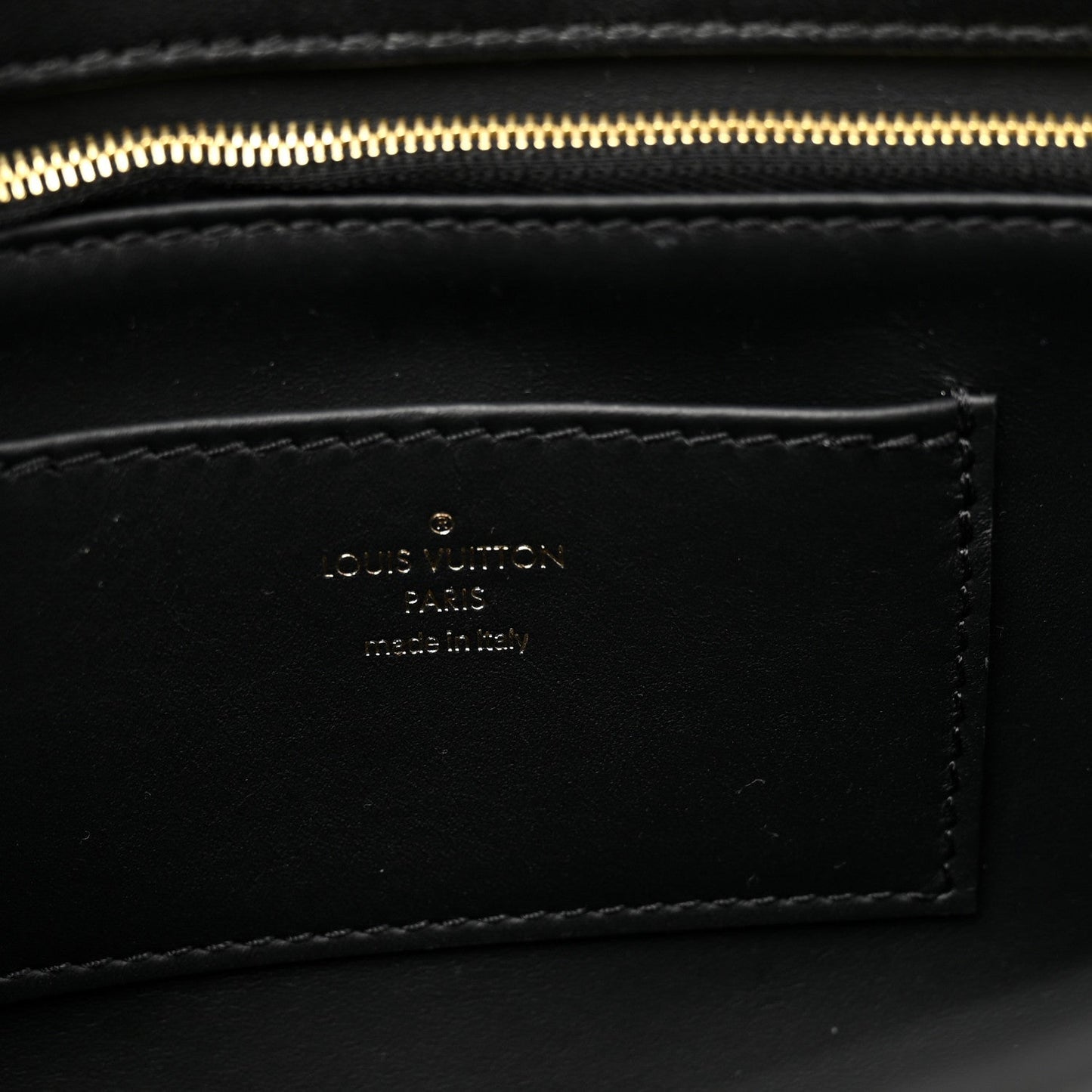 Lambskin Malletage Top Handle GO-14 GM Black