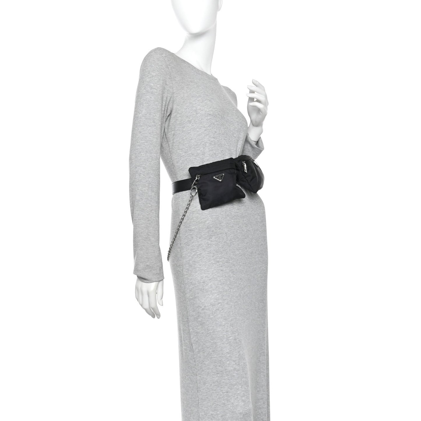 Tessuto Nylon Saffiano Belt Bag 90 36 Black