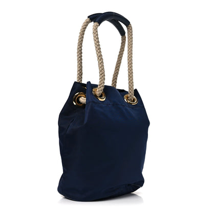 Re-Nylon Triangle Mariner Bucket Bag Baltico