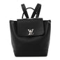 Calfskin Lockme Backpack Black