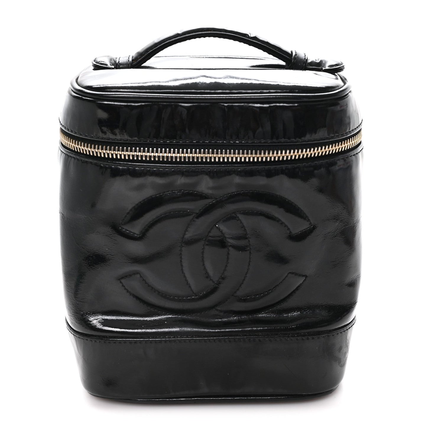 Patent Timeless Vanity Cosmetic Case Black
