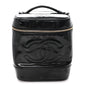 Patent Timeless Vanity Cosmetic Case Black