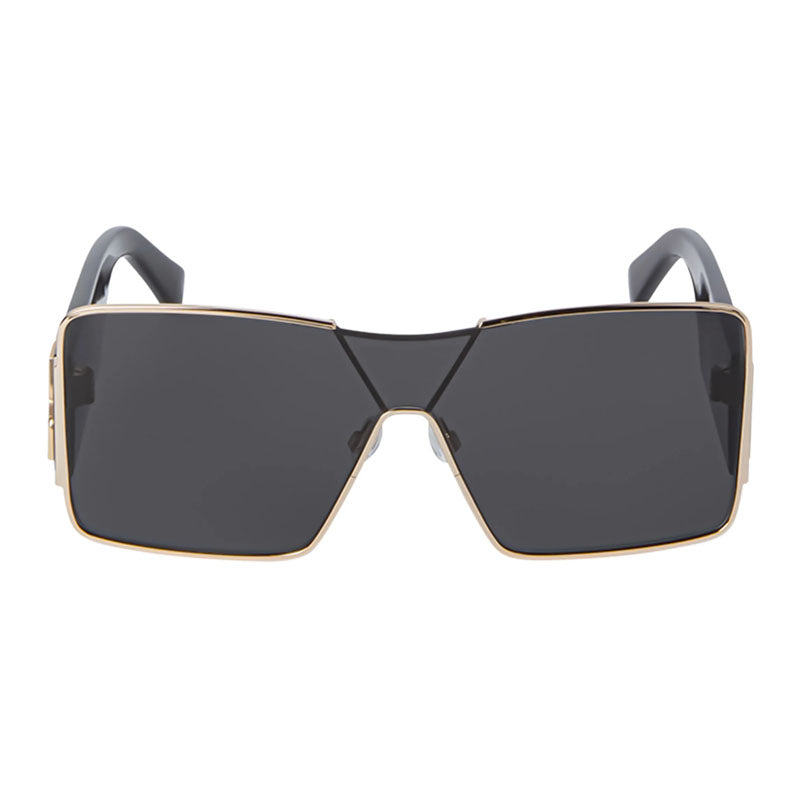 Off-White Sunglasses Shield Full Rim, Silver Frame and Dark Grey Lens OERI14GASPEN7207