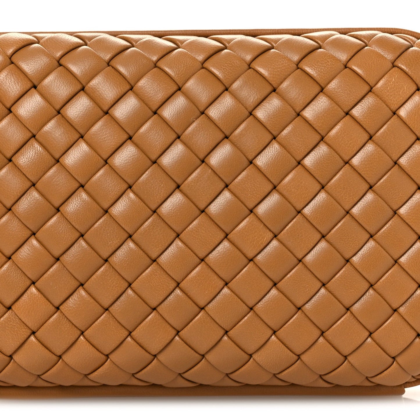 Calfskin Intrecciato Knot On Strap Camel