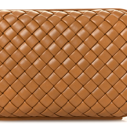Calfskin Intrecciato Knot On Strap Camel