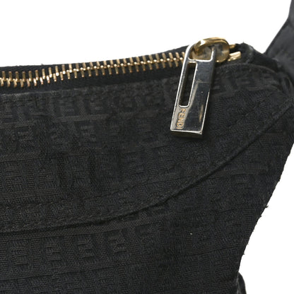 Zucchino Vitello Shoulder Bag Black