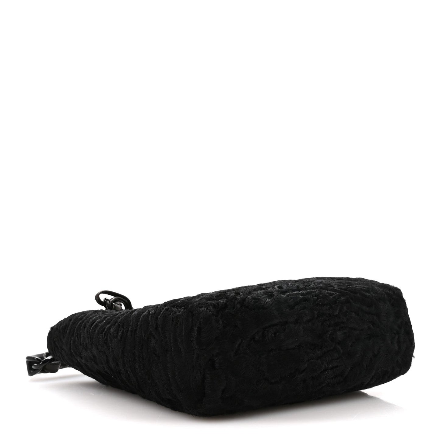 Persian Lamb Fur Tote Black