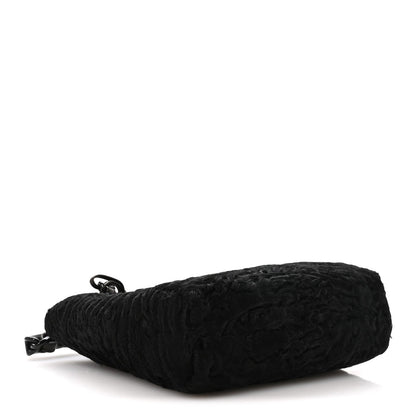 Persian Lamb Fur Tote Black