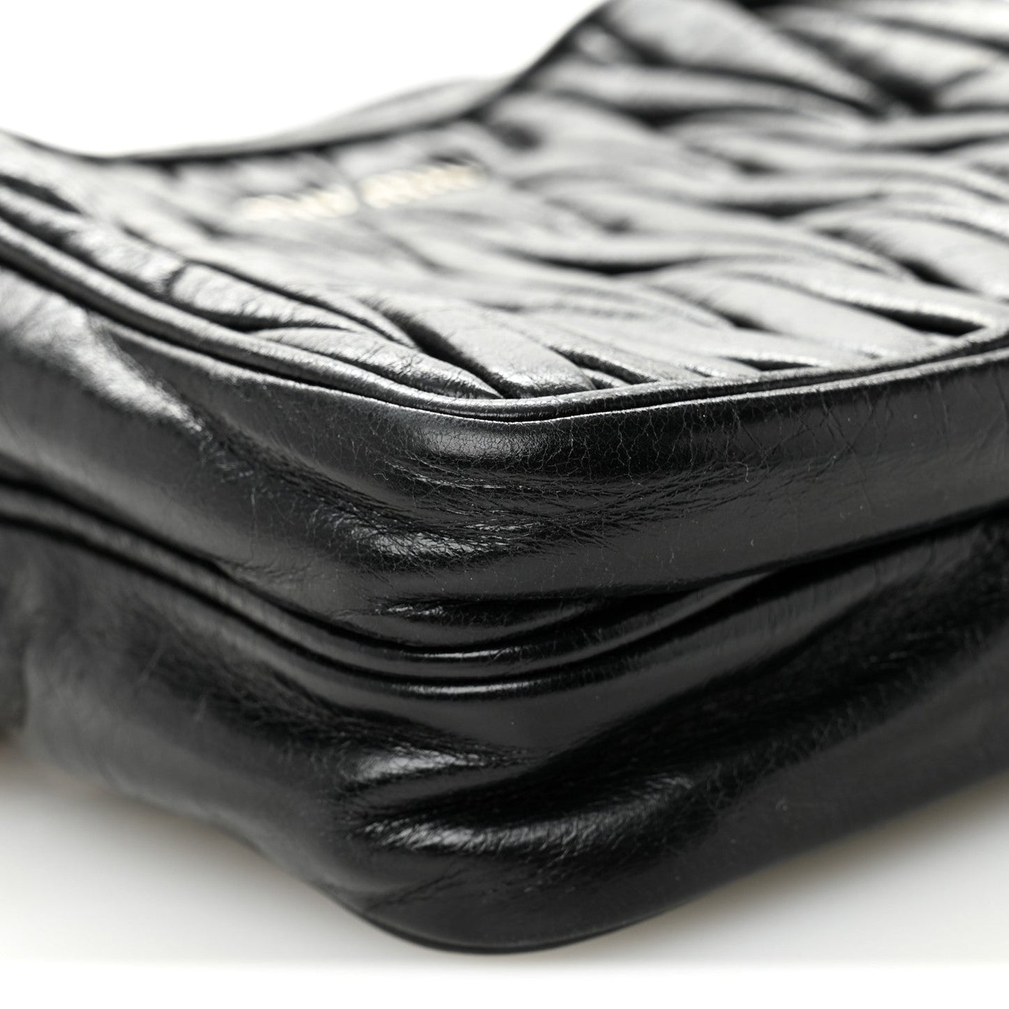 Nappa Matelasse Crossbody Black