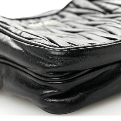 Nappa Matelasse Crossbody Black