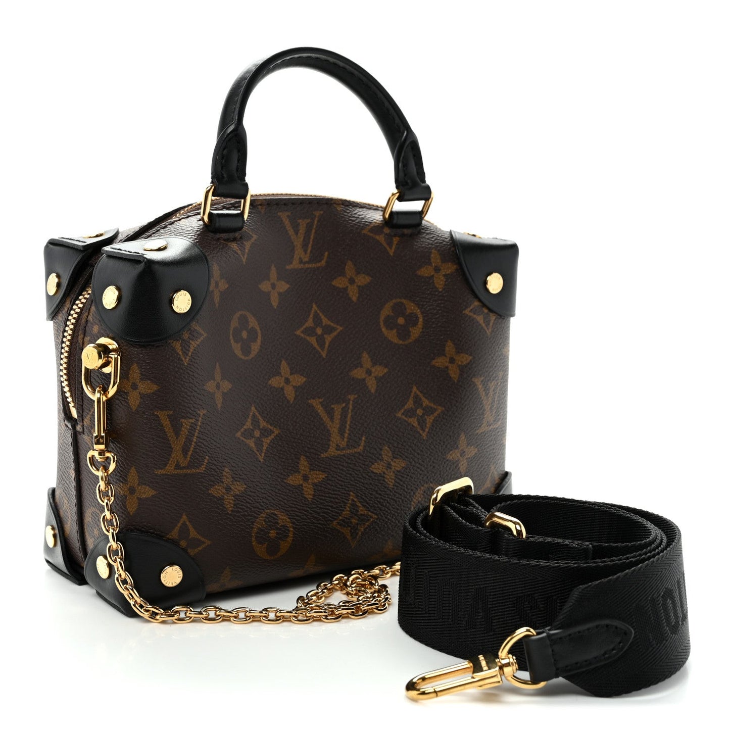 Monogram Petite Malle Souple Black