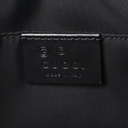 Canvas Web Slim Belt Bag Black