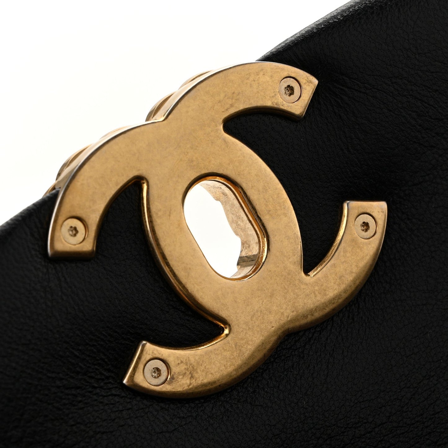 Goatskin Quilted Medium Chanel 19 Flap Black