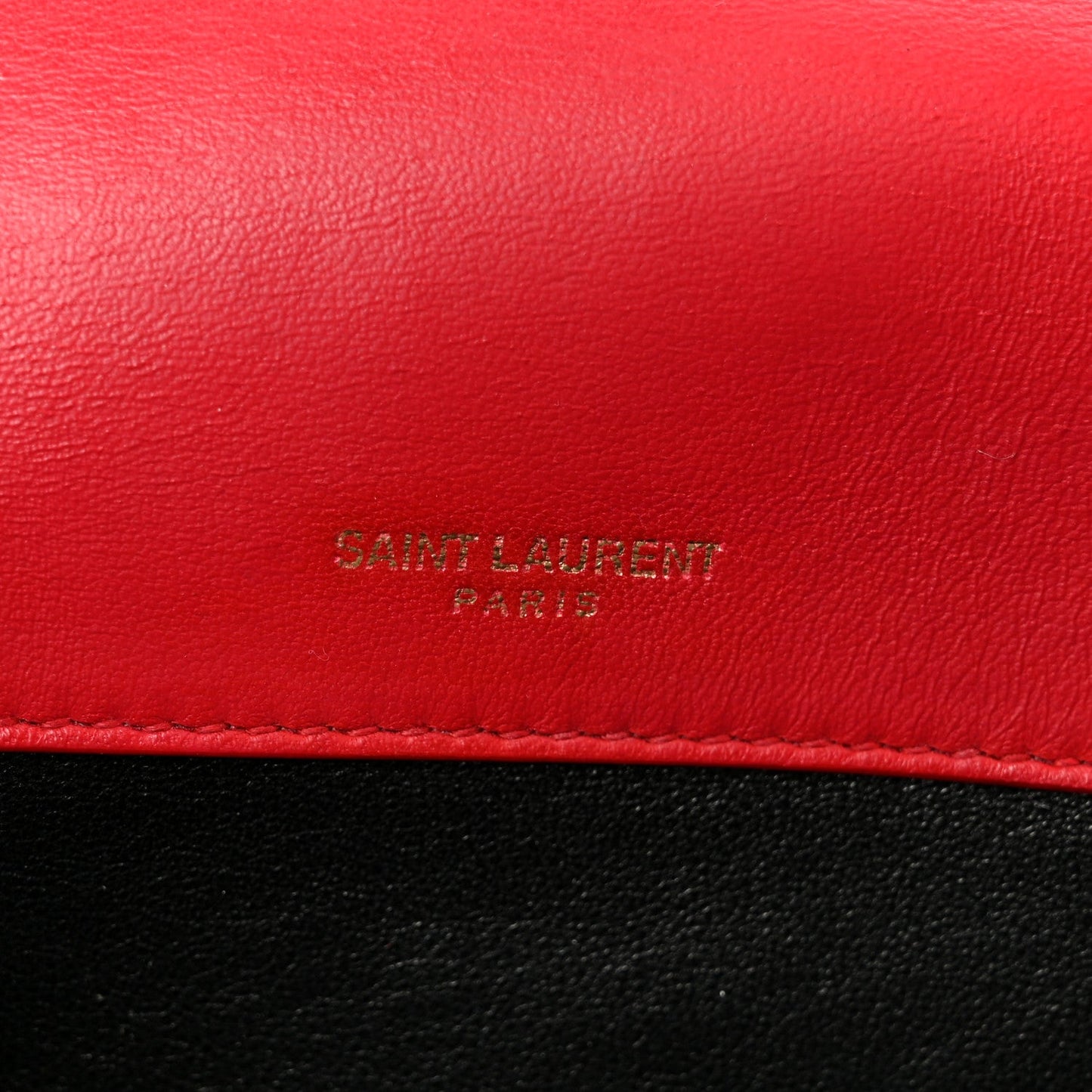 Lambskin Matelasse Chevron Monogram Medium Sulpice Bag Red