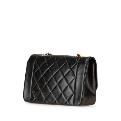Chanel Diana Matelasse Lambskin Shoulder Bag