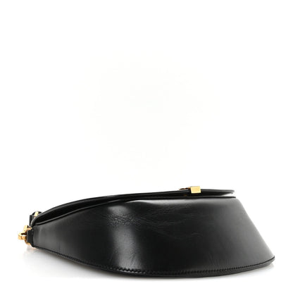 Box Calfskin Mini Voltaire Top Handle Bag Black