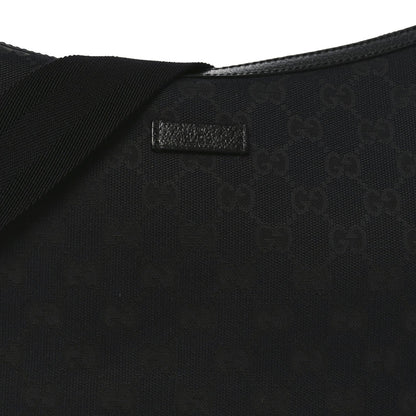 Monogram Medium Half Moon Hobo Black