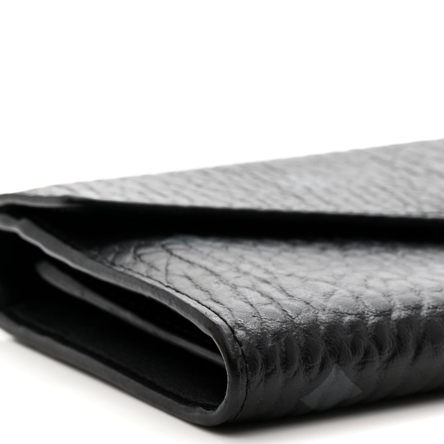 Visetos Large Patricia Wallet On Chain Black
