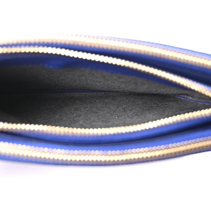 Lambskin Small Trio Crossbody Bag Royal Blue